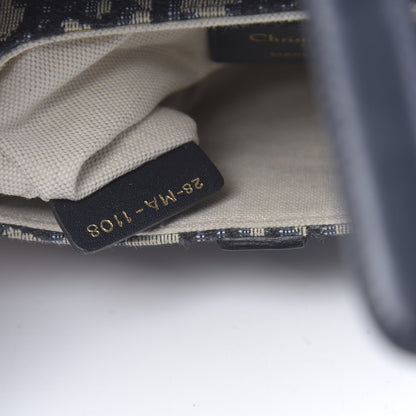 Christian Dior Oblique Mini Saddle Bag Blue 7 of 11