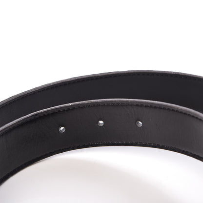 Hermes Togo Box 32mm Belt Strap 80 Blue Jean Black 5 of 8
