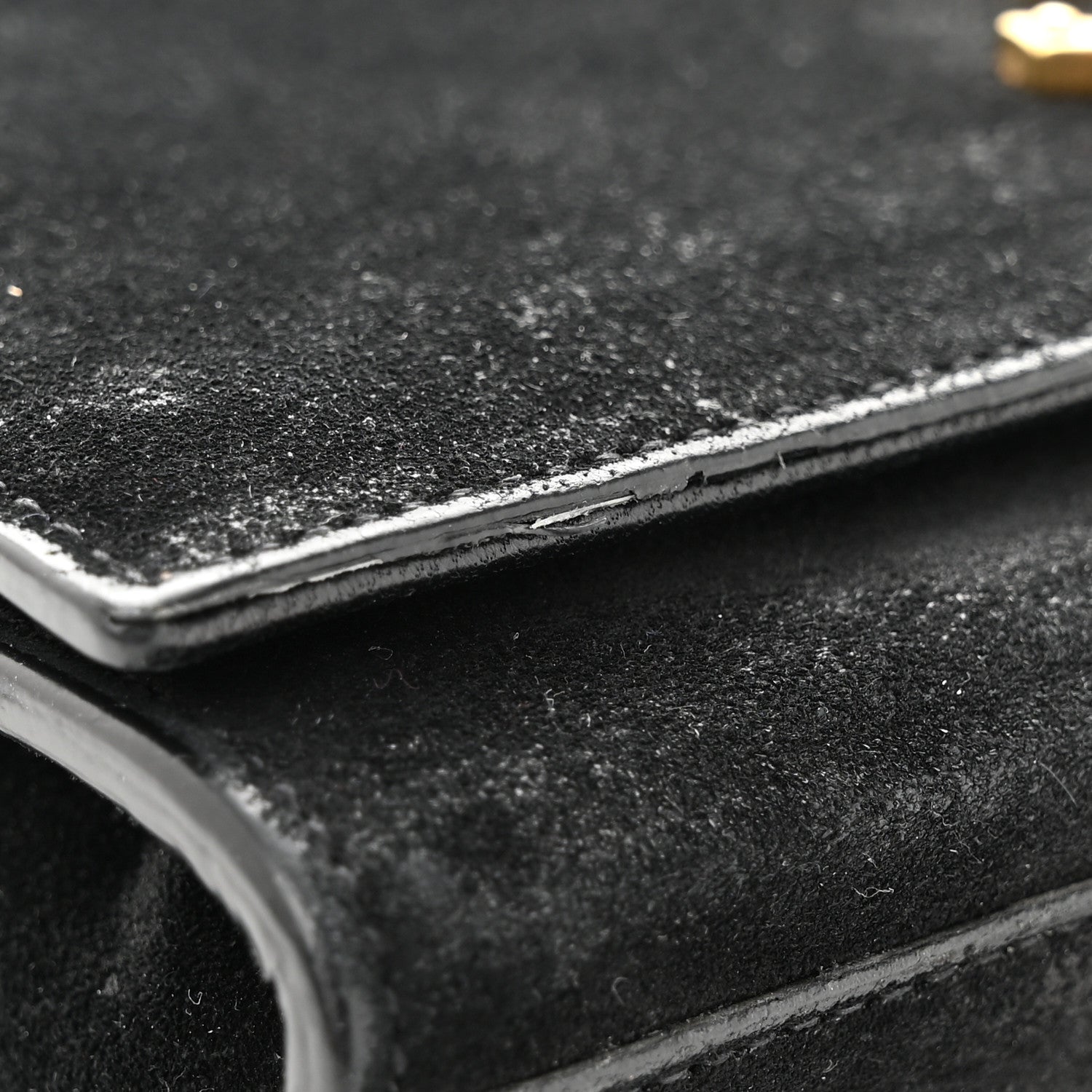 Saint Laurent Suede Small Classic Monogram Kate Tassel Satchel Black 16 of 16
