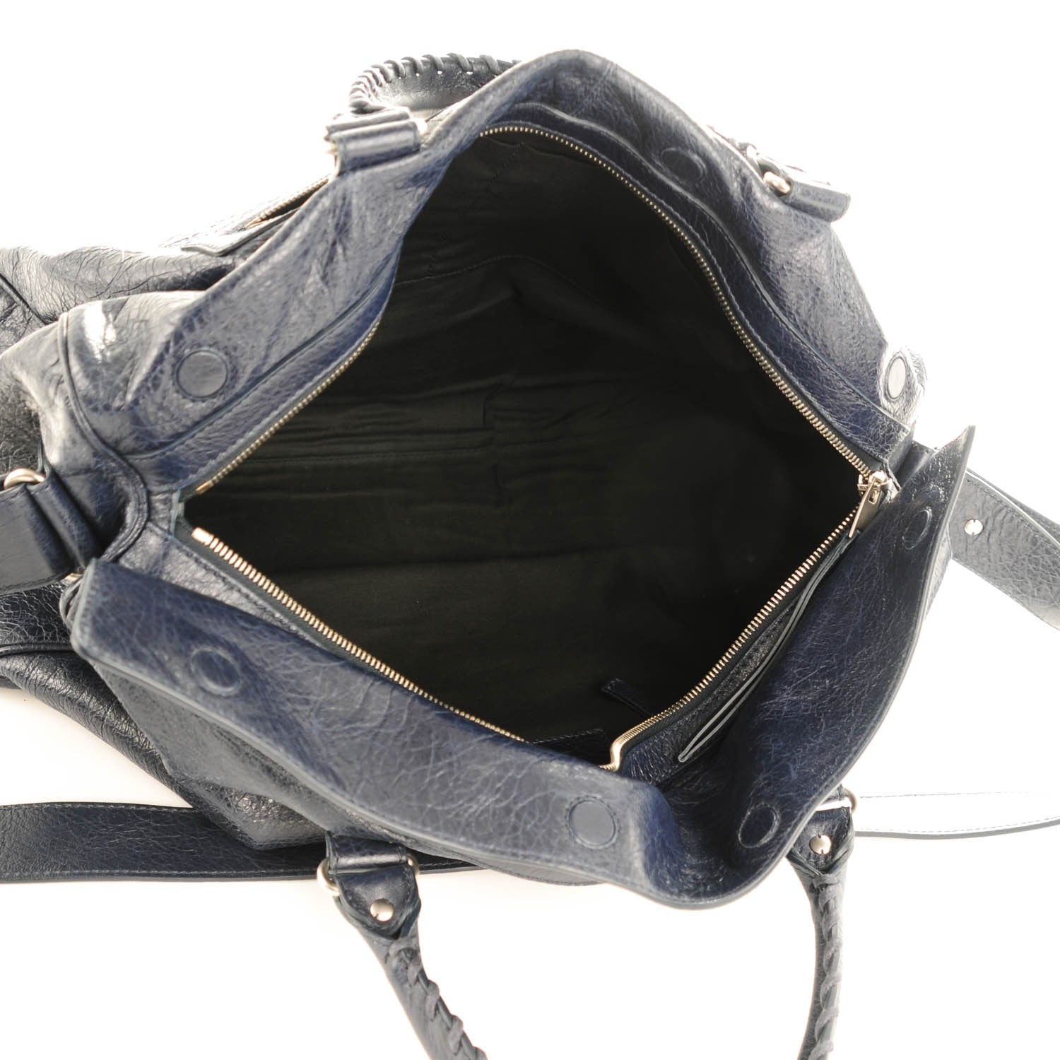 Balenciaga Agneau Classic Hardware S Squash Boston Bleu Nuit Dark Sea 5 of 8