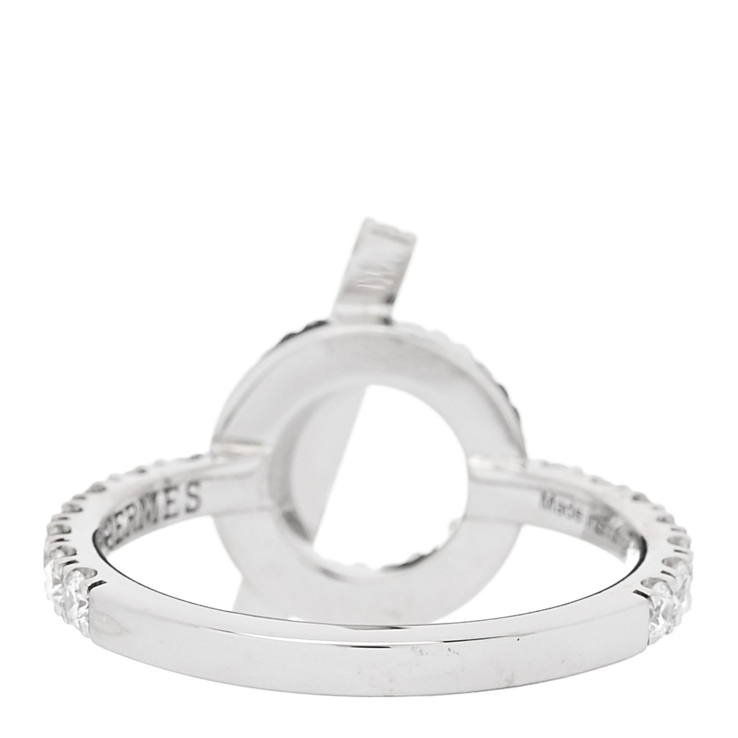 18K White Gold Diamond Finesse Ring 51 5.75
