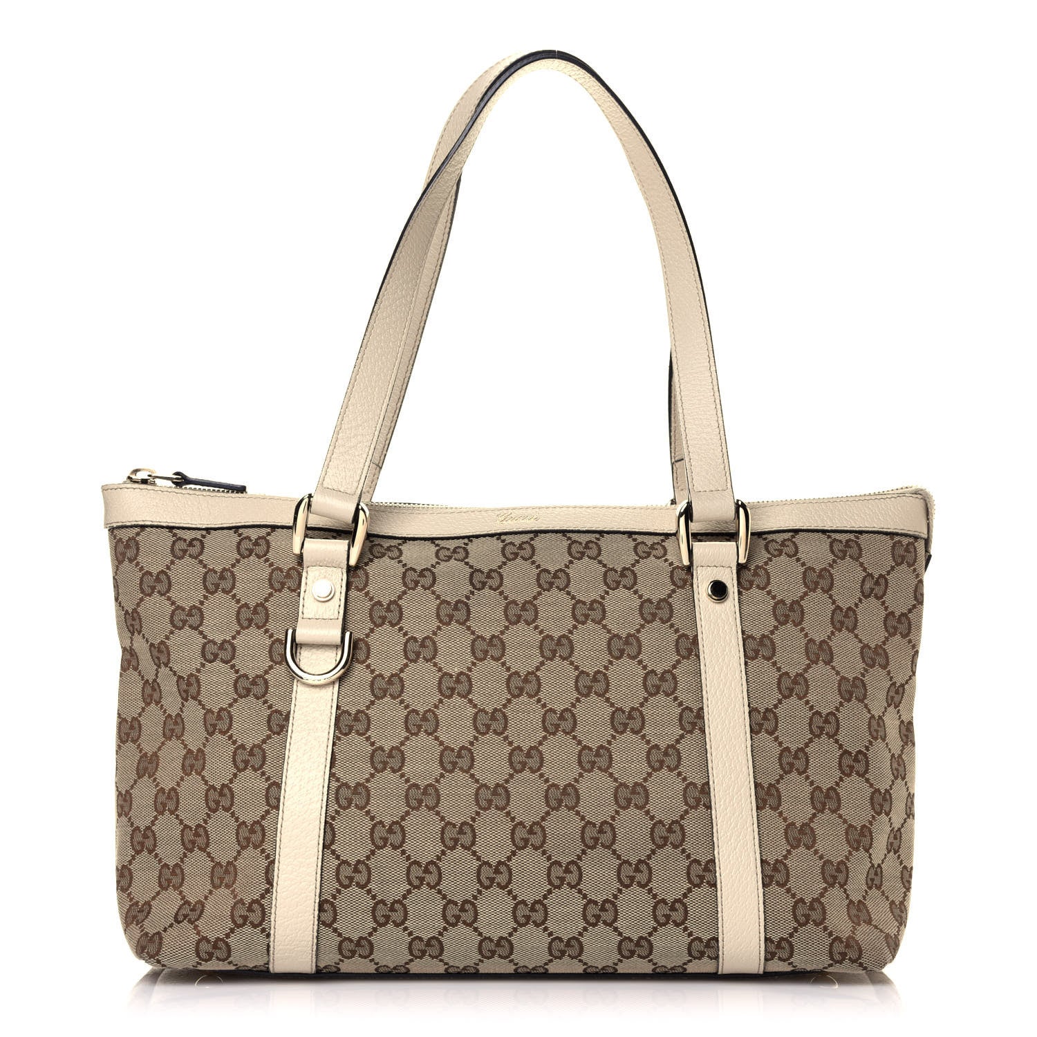 Gucci Monogram Medium Abbey Tote Off White 1 of 10