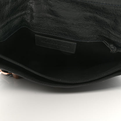Balenciaga Agneau Giant 21 Rose Gold Hardware Envelope Clutch Anthracite 6 of 8