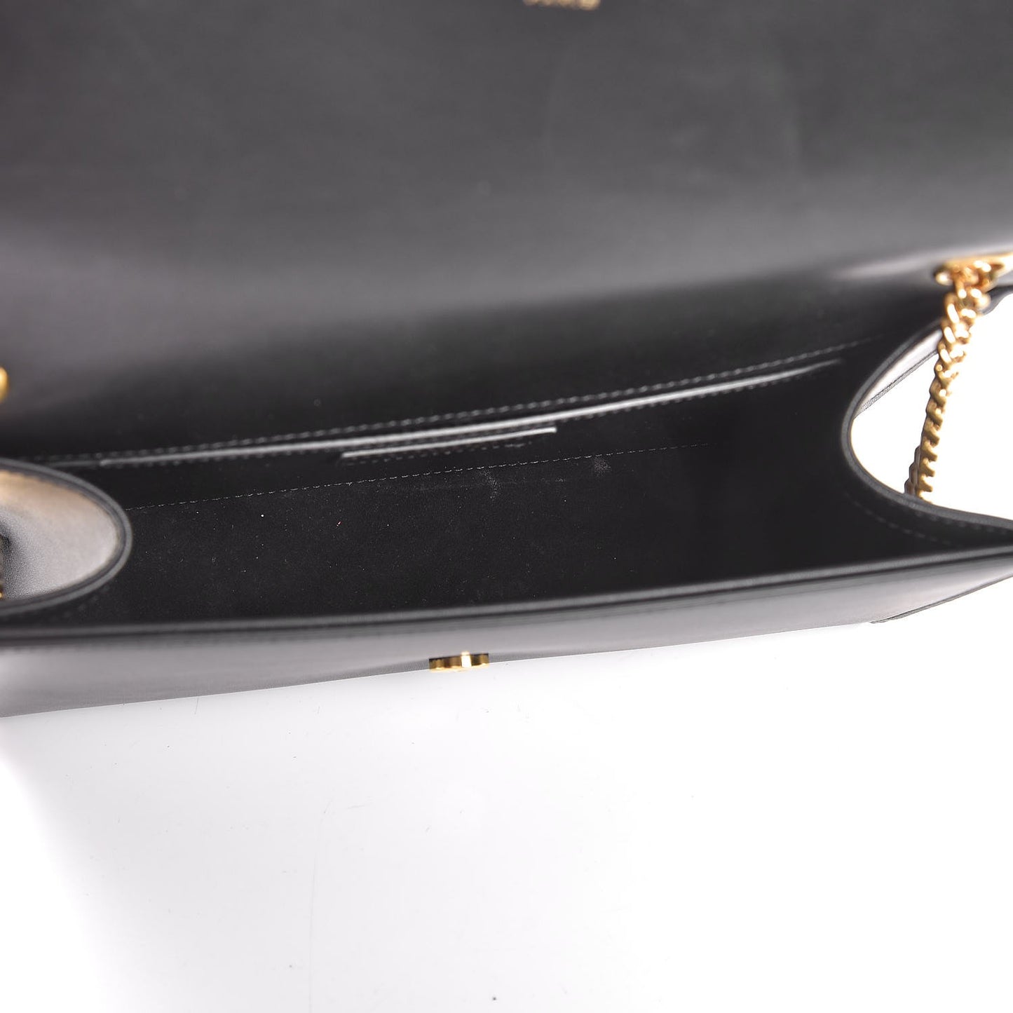 Smooth Calfskin Medium Classic Monogram Kate Tassel Satchel Black