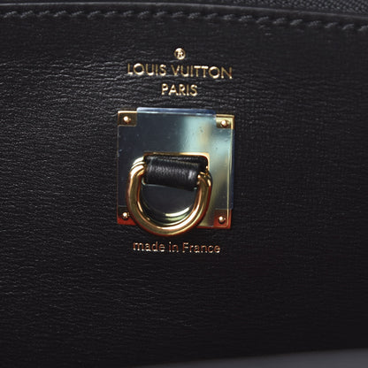 Louis Vuitton Calfskin City Steamer MM Rouge Black 7 of 14