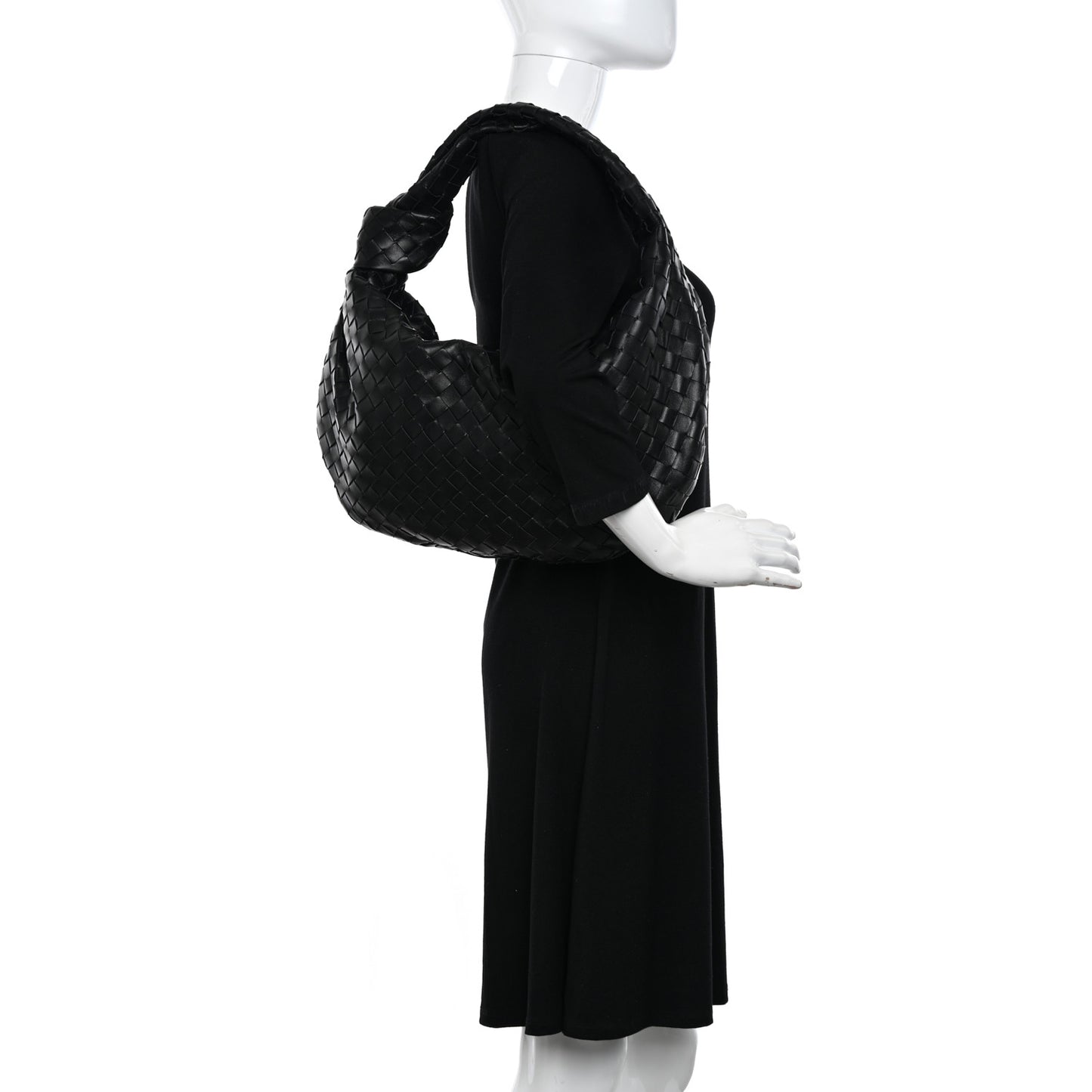 Nappa Intrecciato Small Jodie Black