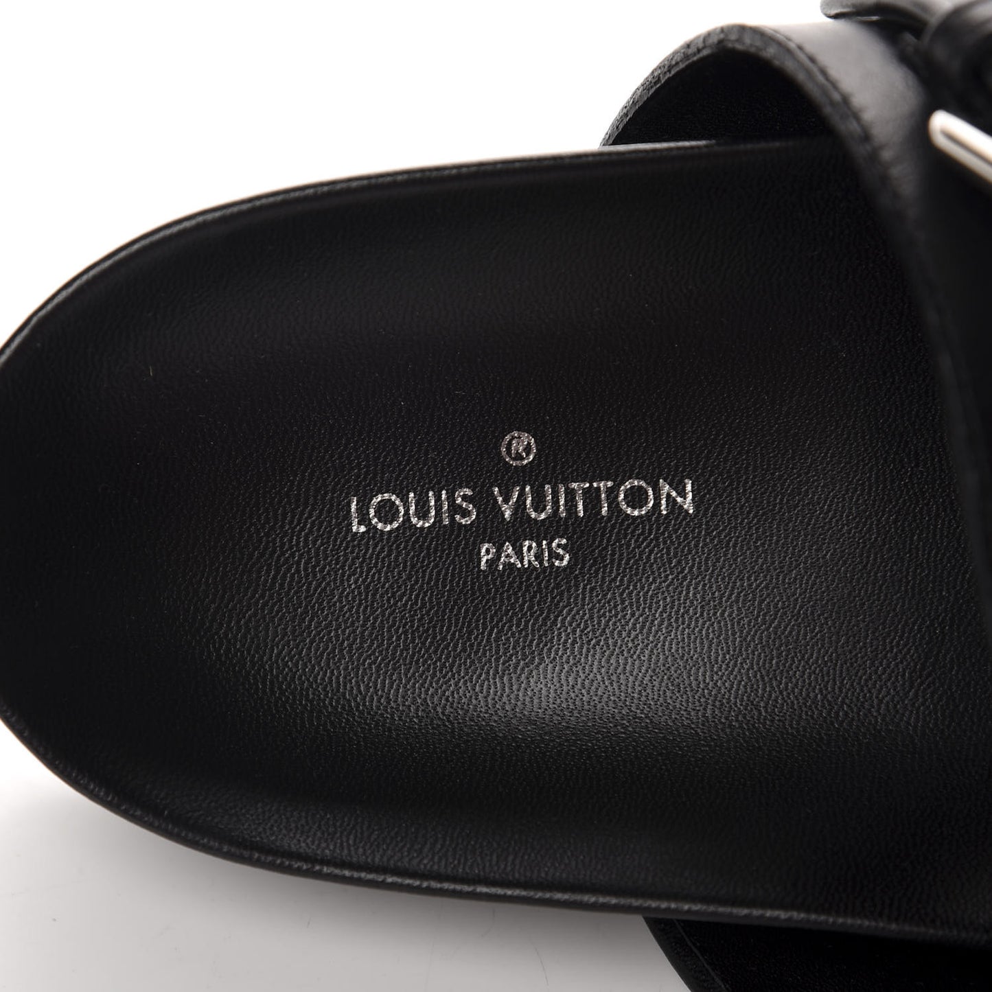Calfskin New Wave Bom Dia Mule Sandals 41 Black