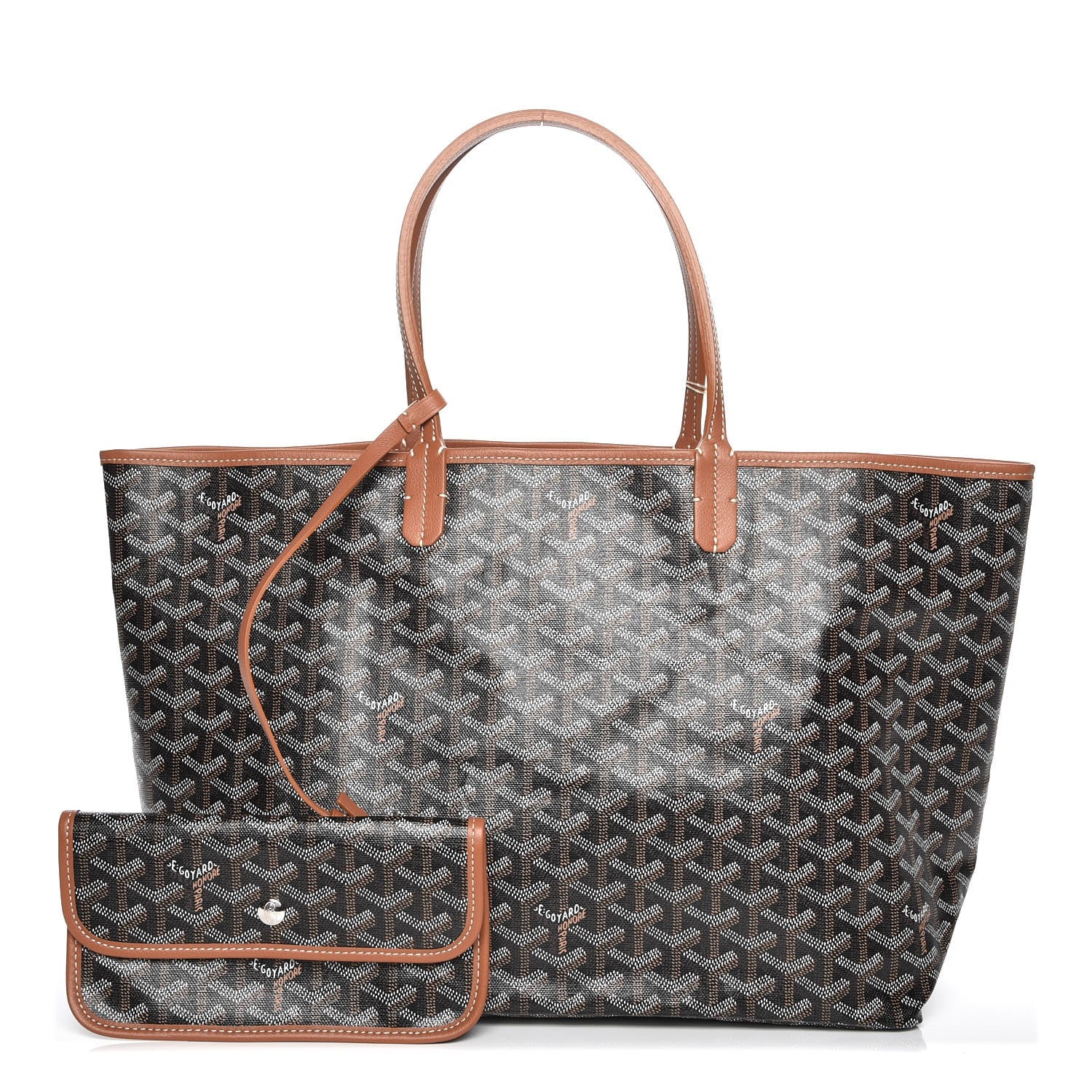 Goyard Goyardine Saint Louis PM Black Gold 1 of 8