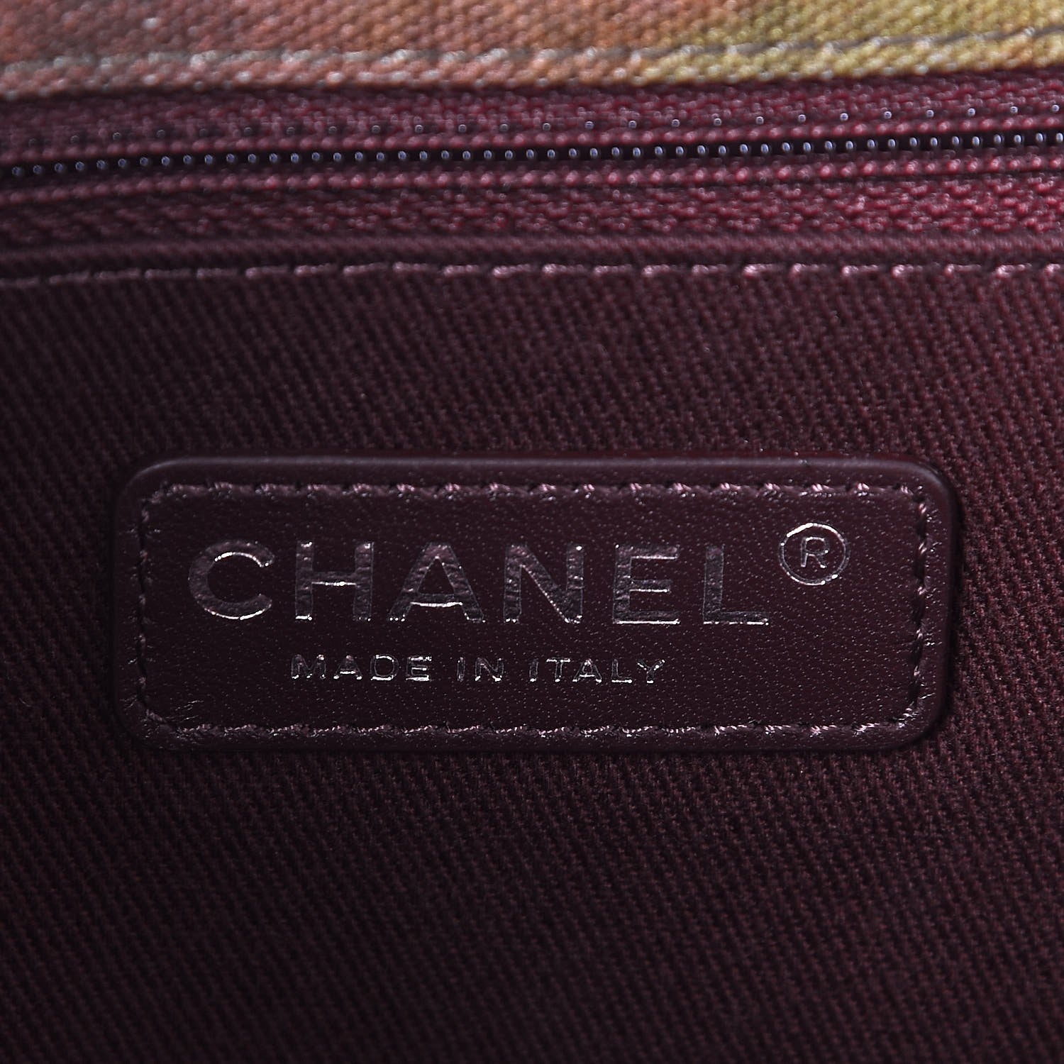 Chanel Washed Toile Large Graffiti On The Pavements Messenger Khaki Multicolor 6 of 8
