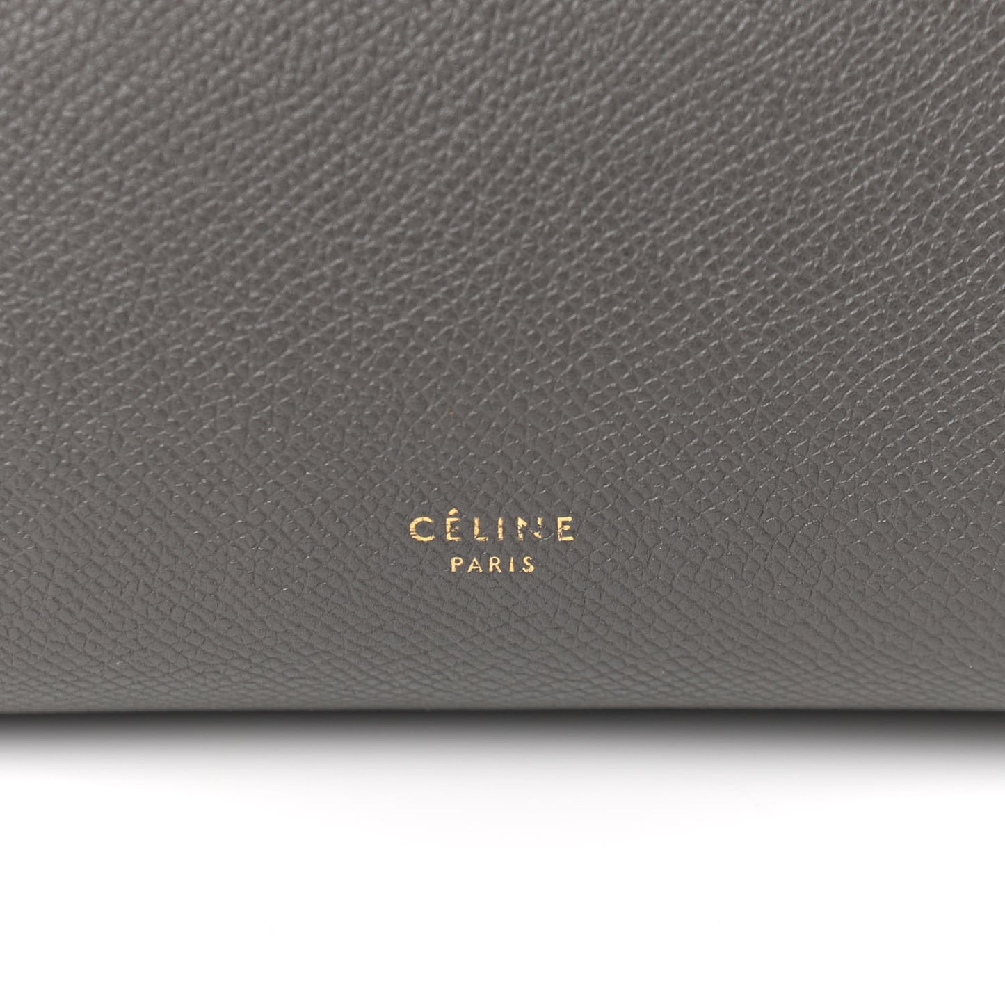 Baby Grained Calfskin Micro Belt Bag Grey