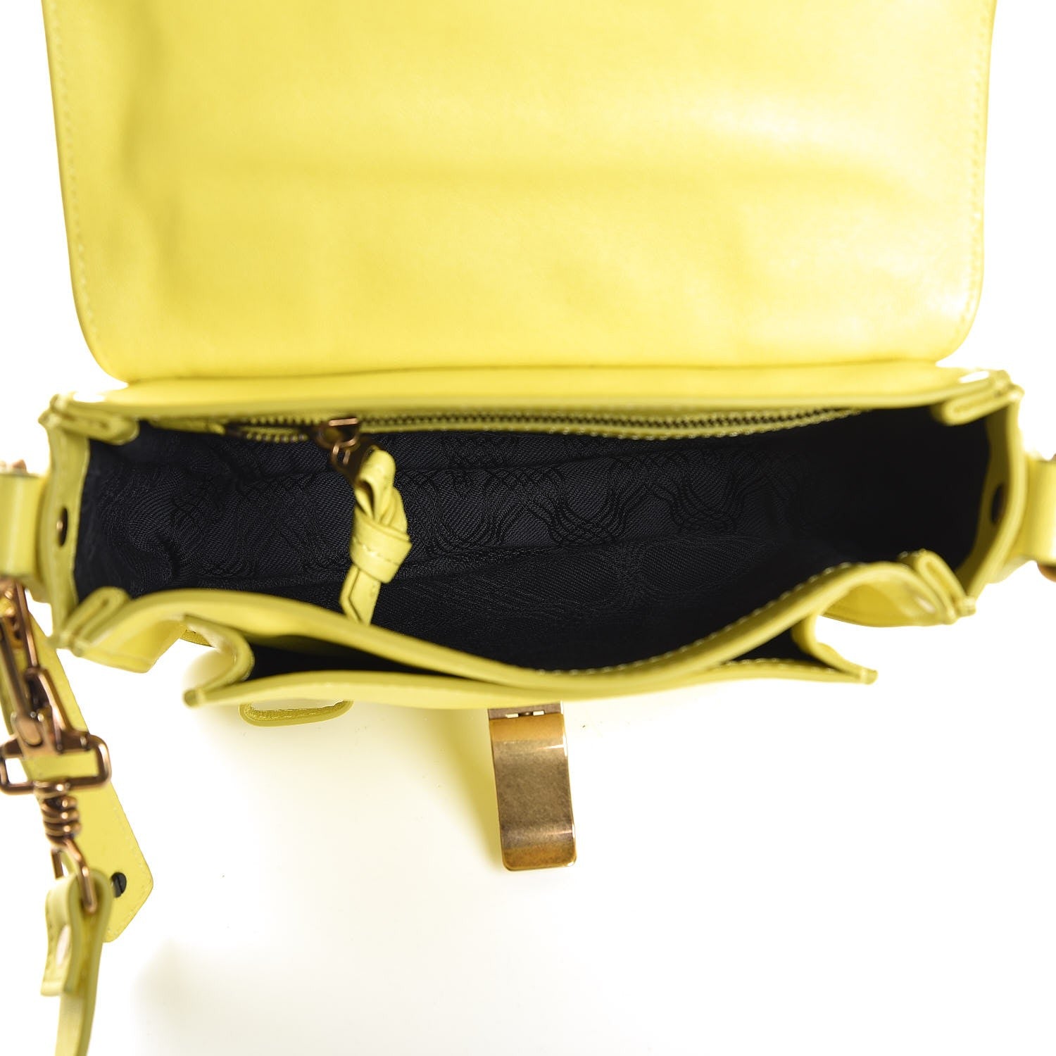Proenza Schouler Lambskin PS1 Mini Pouch Messenger Bag Sunshine 5 of 8