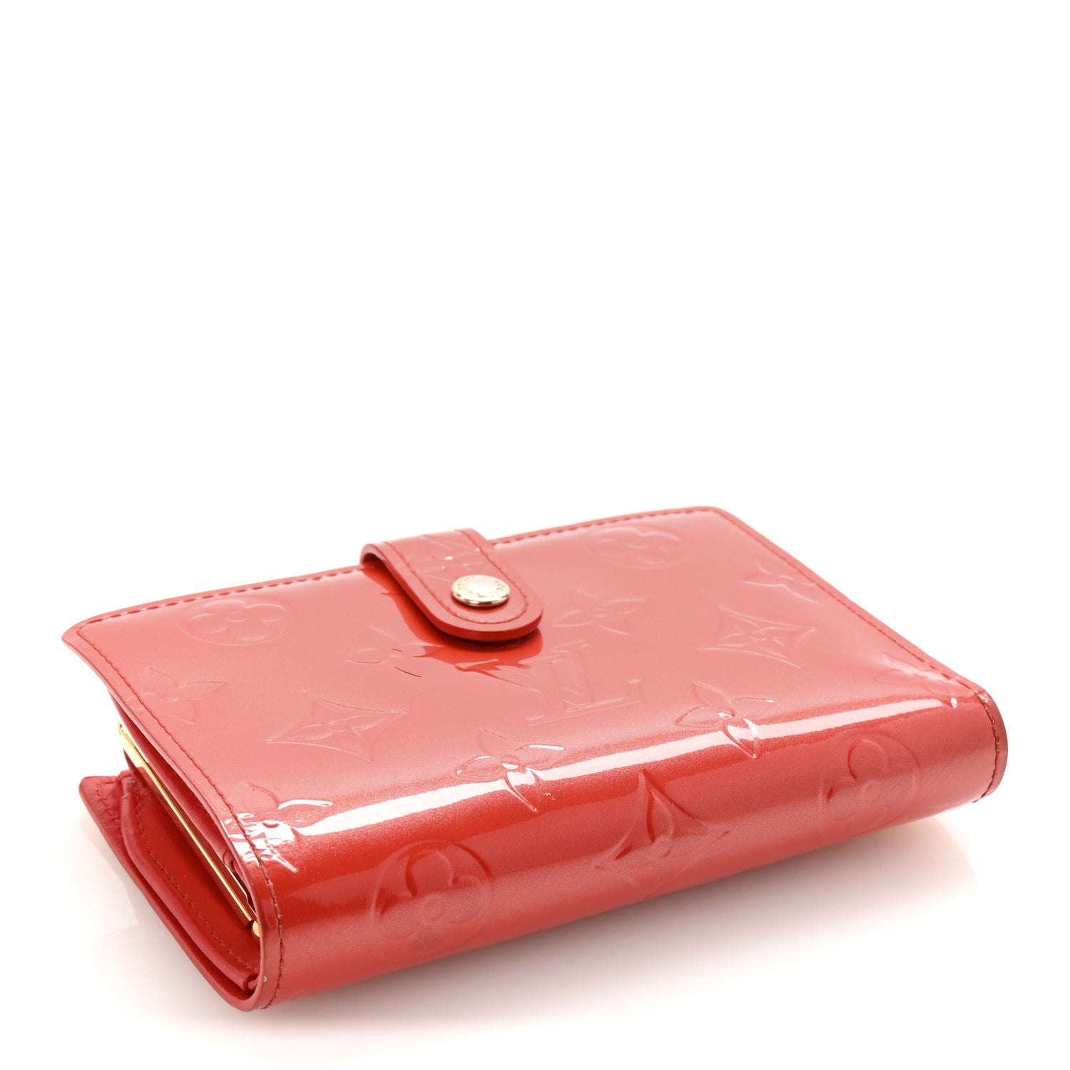 Louis Vuitton Vernis French Purse Wallet Cherry 4 of 6