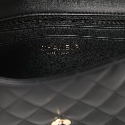 Chanel Lambskin Quilted Mini Rectangular Flap Black 6 of 9