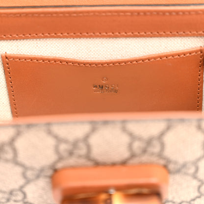 Gucci GG Supreme Monogram Web Bamboo Mini 1947 Belt Bag 80 32 Beige 7 of 11