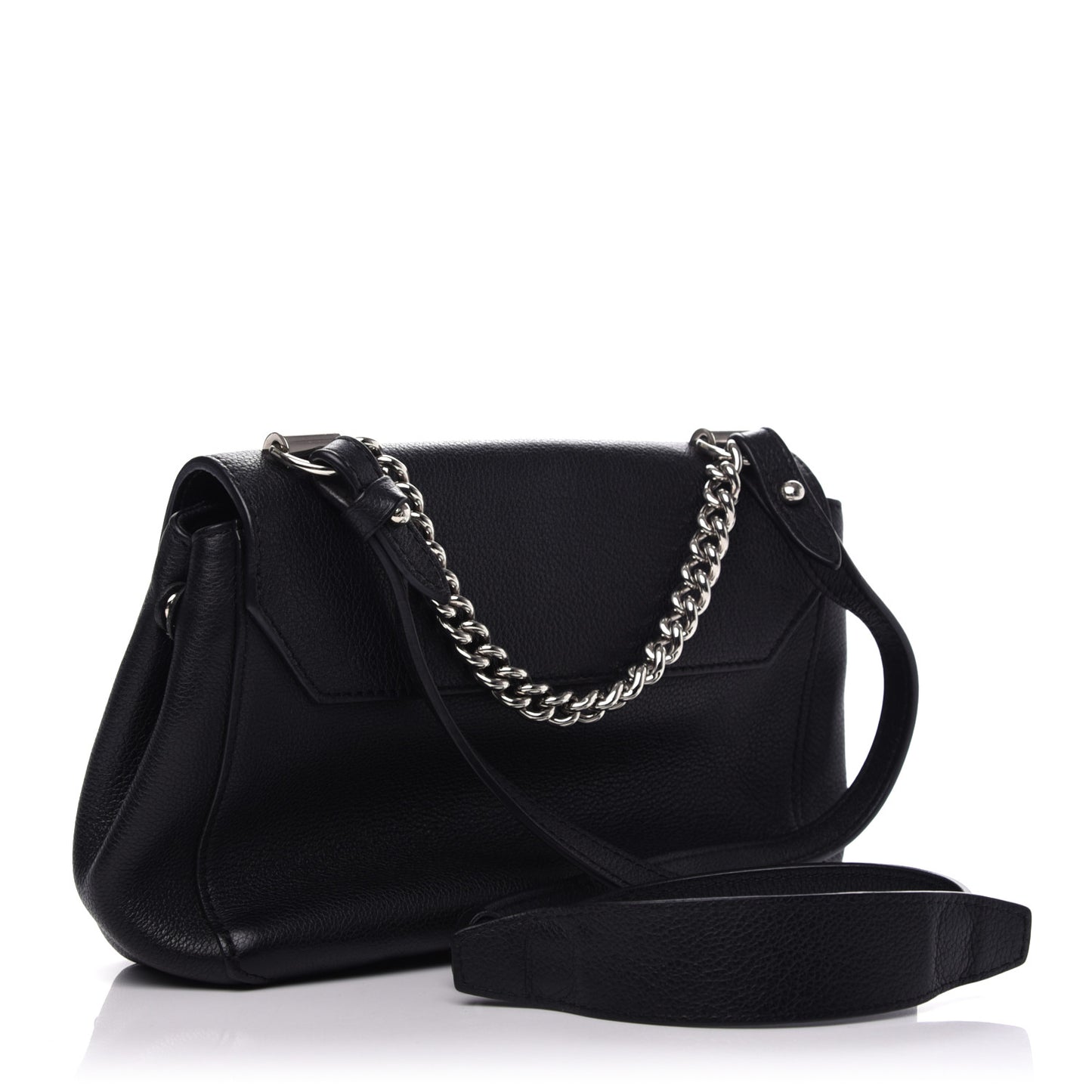 Calfskin Lockme II Chain Bag BB Black