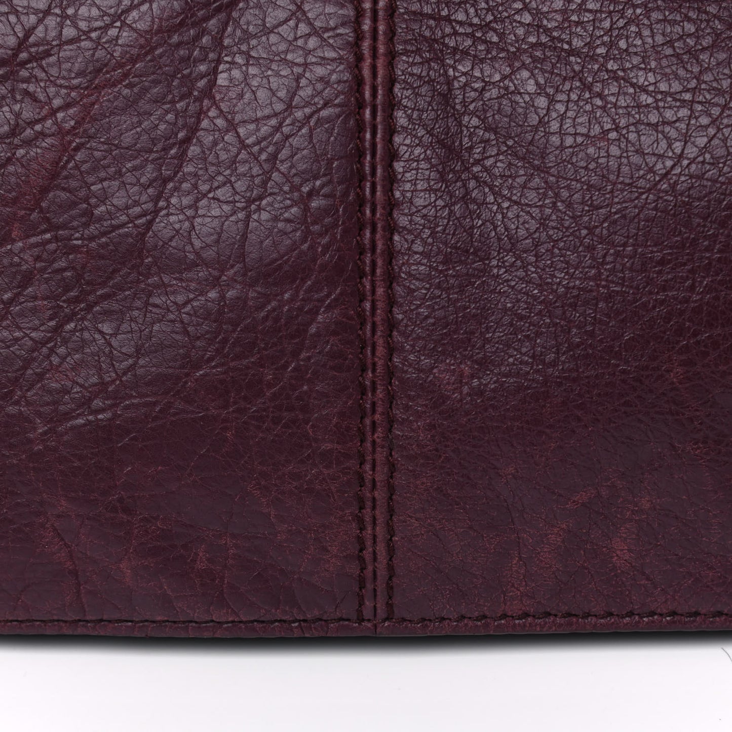 Agneau Classic Hardware Messenger Rouge Lie De Vin