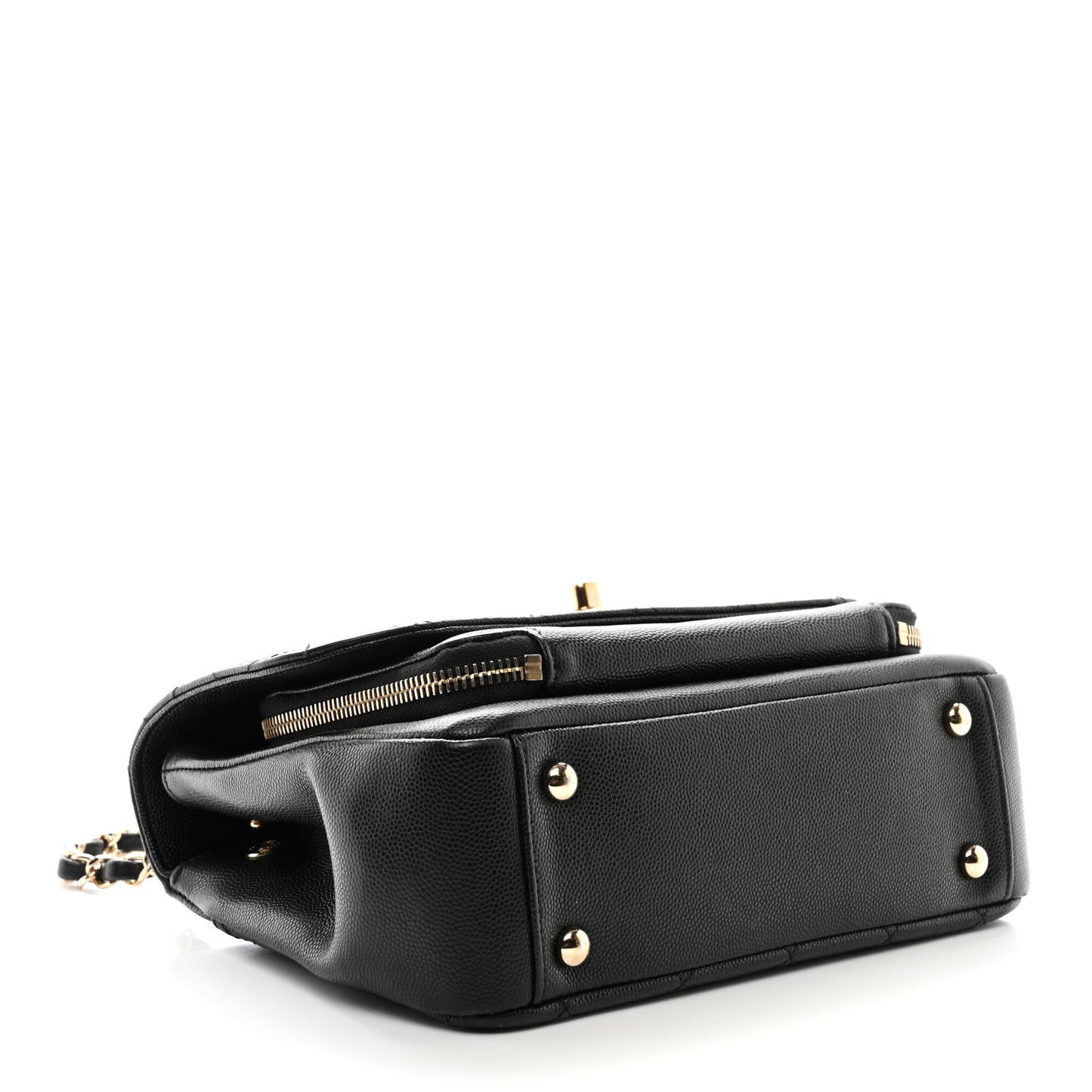 Caviar Quilted Medium Business Affinity Flap Black