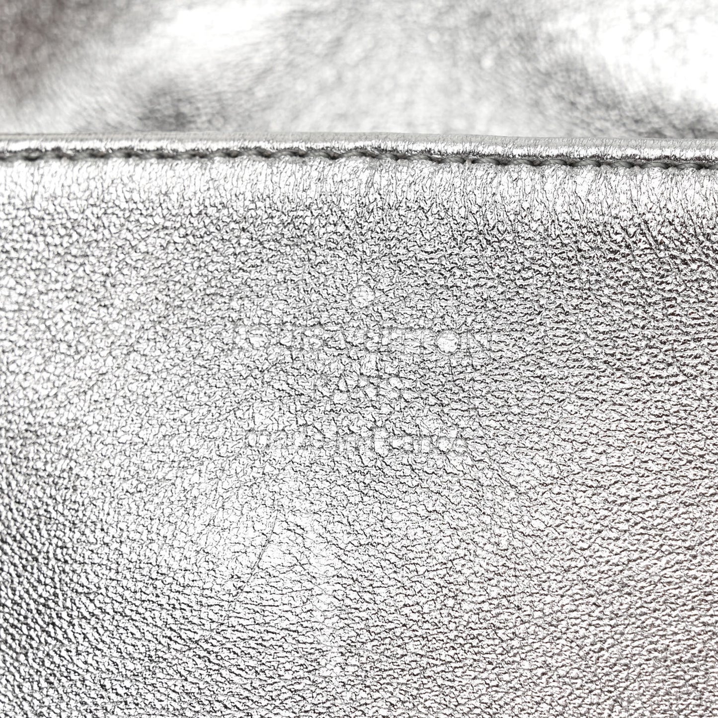 Satin Sequin Embroidered Monogram Coussin Belt Bag Silver