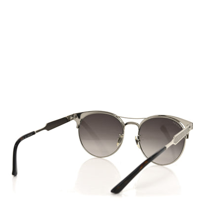 Gucci Round Metal GG0075SK Sunglasses Red Gold 4 of 7