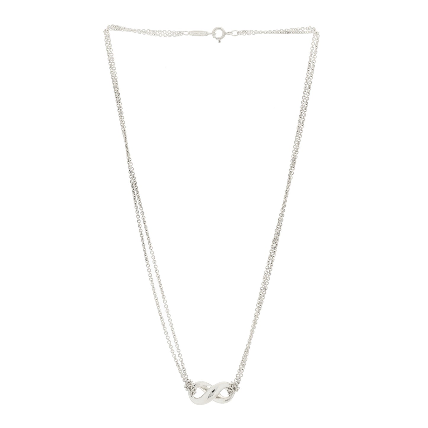 Sterling Silver Infinity Pendant Necklace