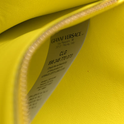 Versace Calfskin Small DV One Yellow 7 of 12