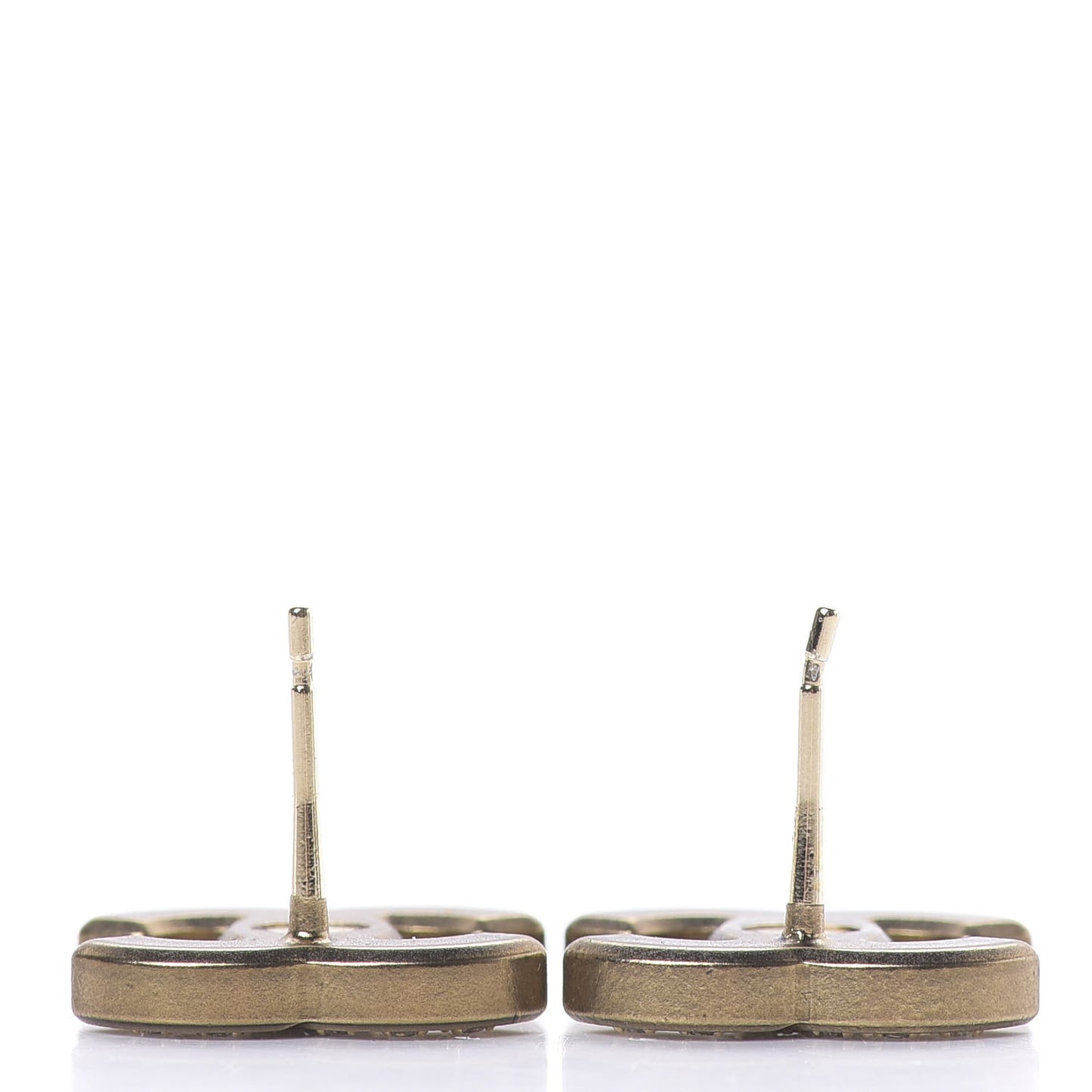 Crystal CC Earrings Gold