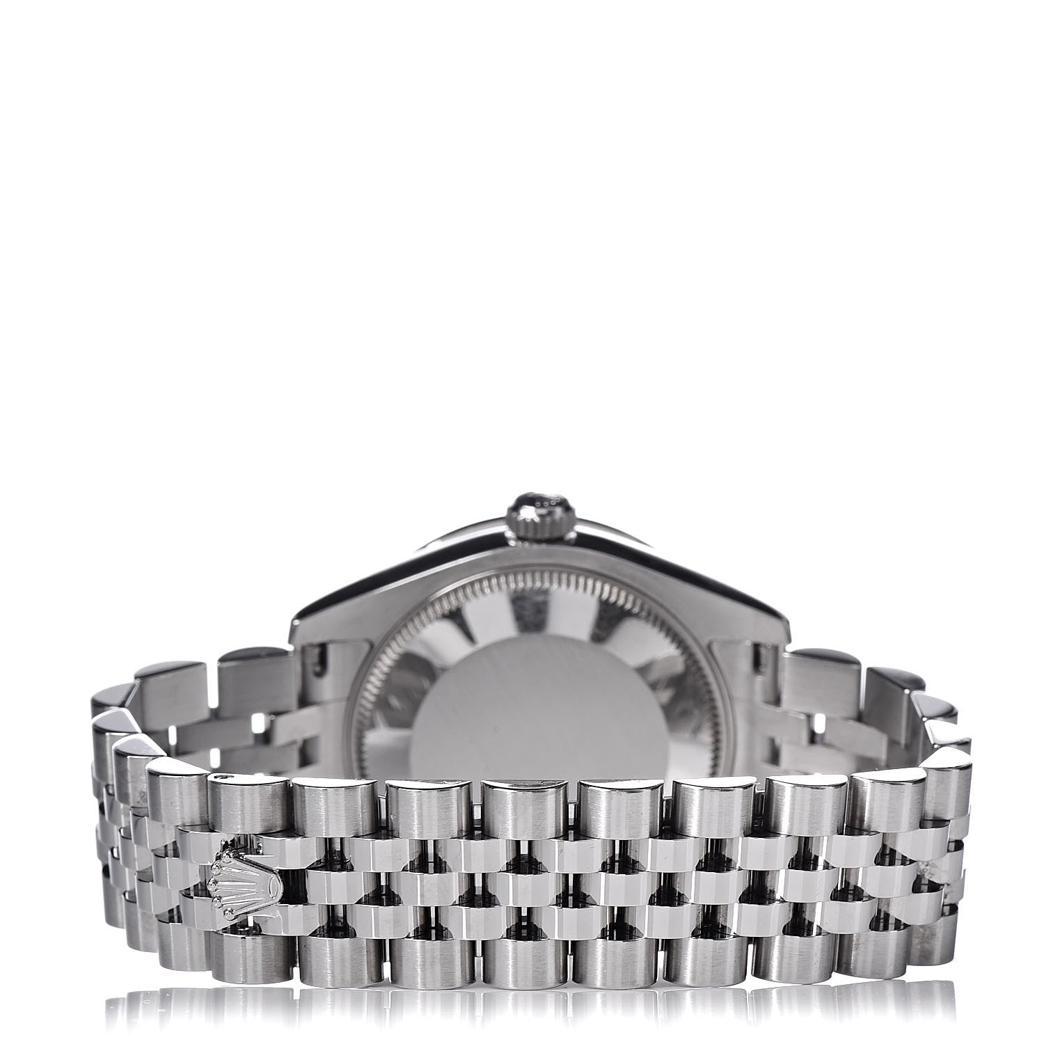 Rolex Stainless Steel 18K White Gold Diamond Mother of Pearl 31mm Oyster Perpetual Datejust Watch Roman 178384 4 of 7
