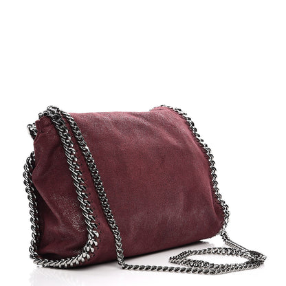 Stella McCartney Shaggy Deer Mini Falabella Fold Over Tote Plum 3 of 7