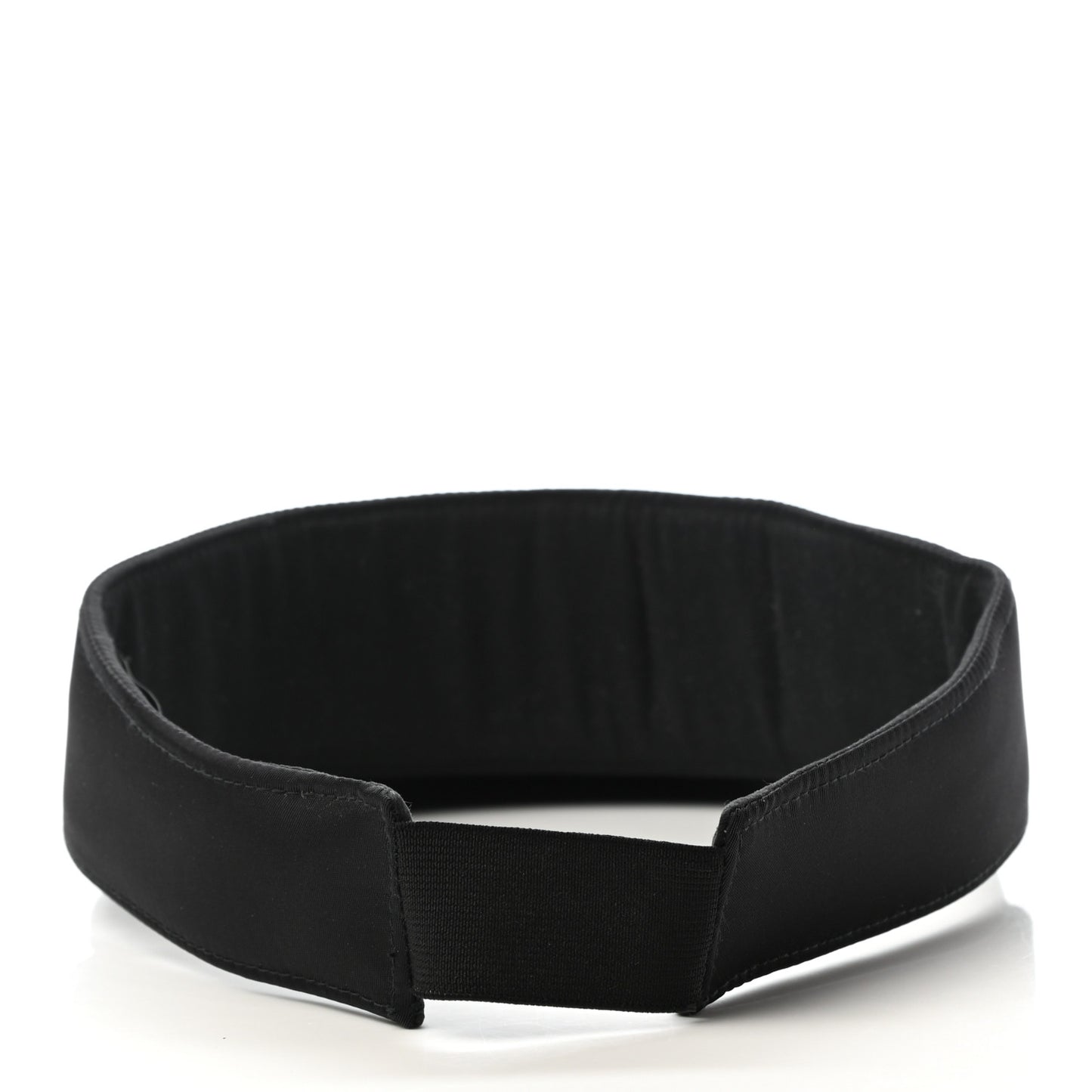 Nylon Metal Triangle Logo Visor M Black