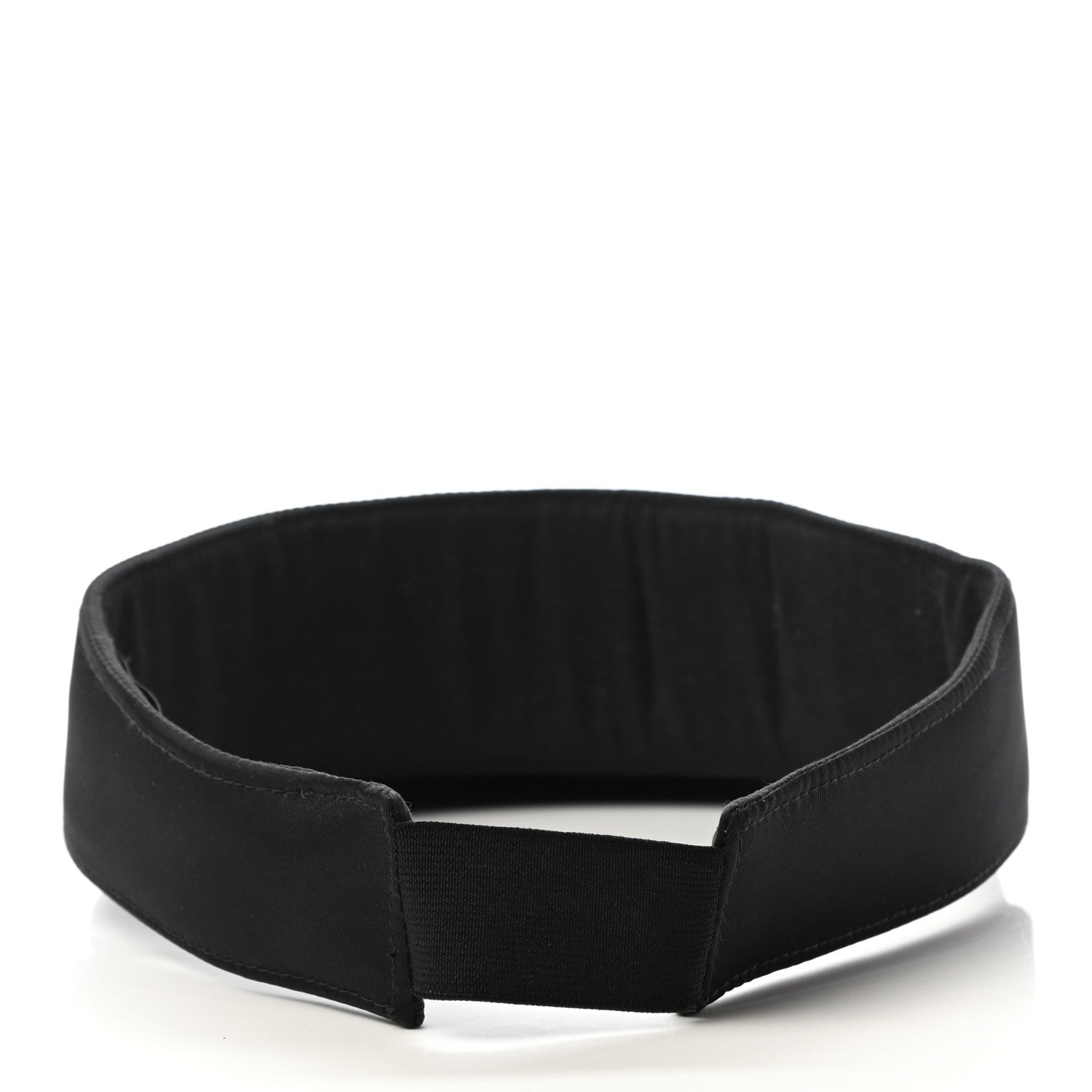 Prada Nylon Metal Triangle Logo Visor M Black 6 of 8