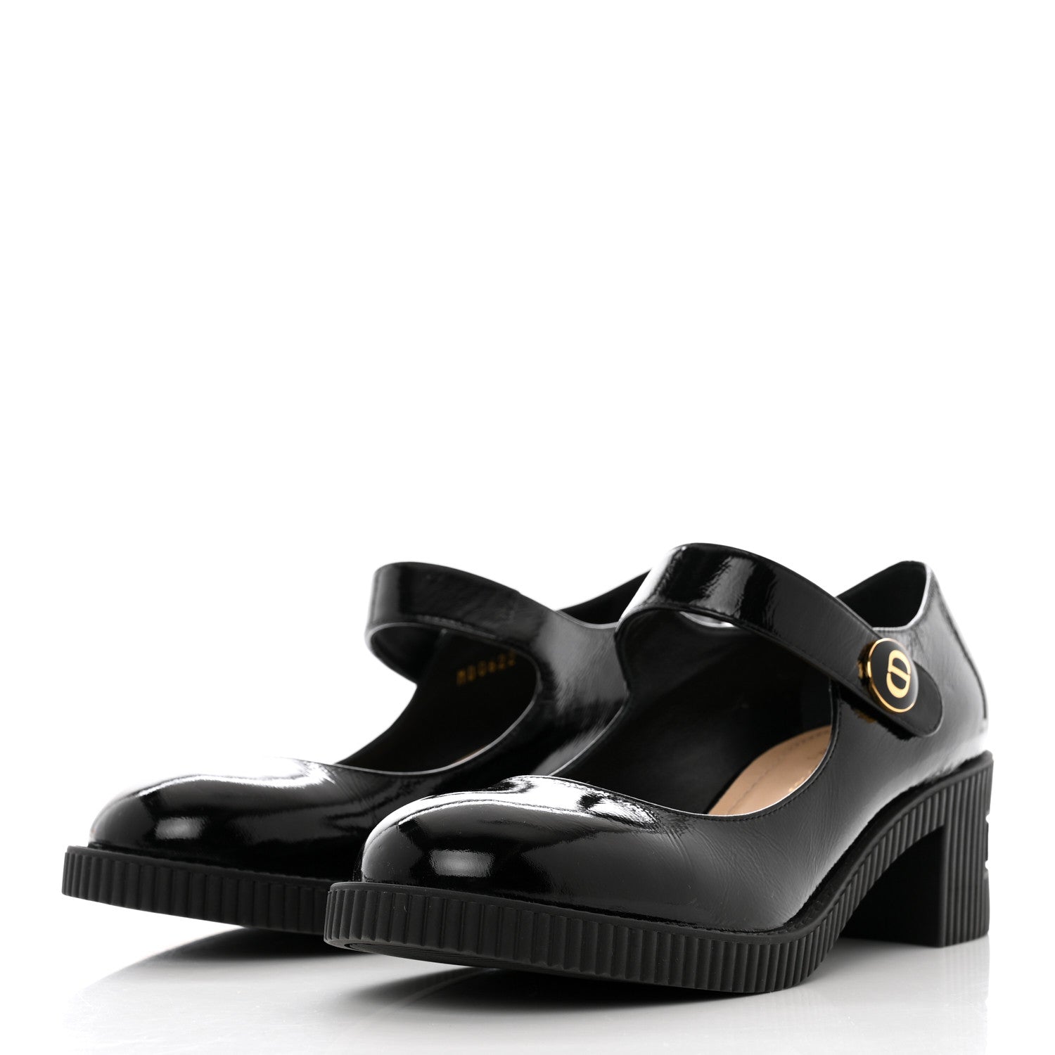 Christian Dior Brushed Calfskin Uniform 30mm Pumps 35.5 Black 3 of 8