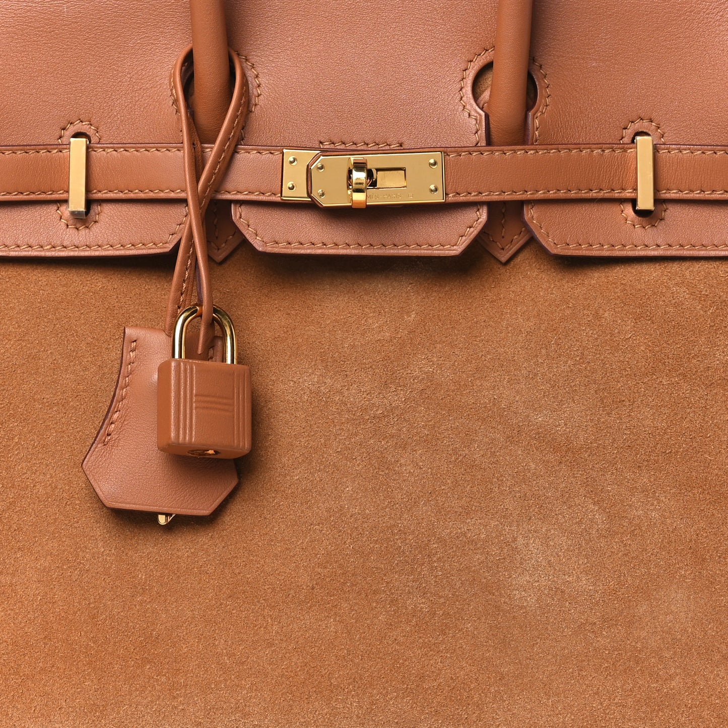 Veau Doblis Swift Grizzly Birkin 25 Gold