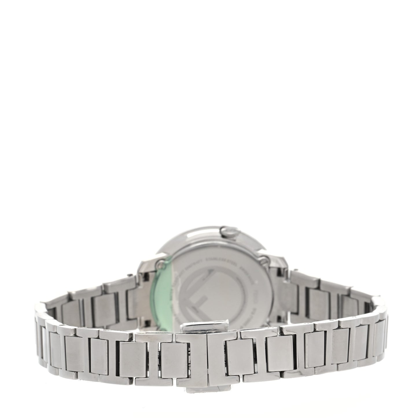 Stainless Steel Diamond 28mm Run Away Quartz Watch Black