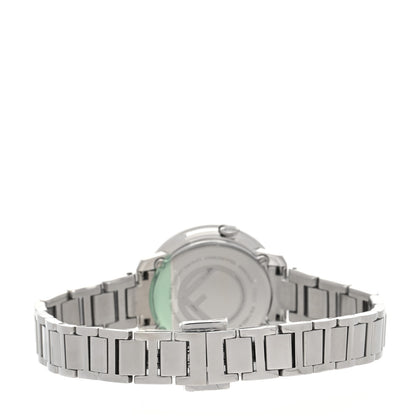 Fendi Stainless Steel Diamond 28mm Run Away Quartz Watch Black 3 of 5