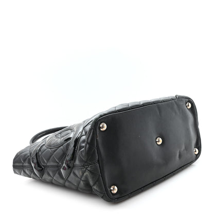 Chanel Calfskin Quilted Large Cambon Tote Black 4 of 12