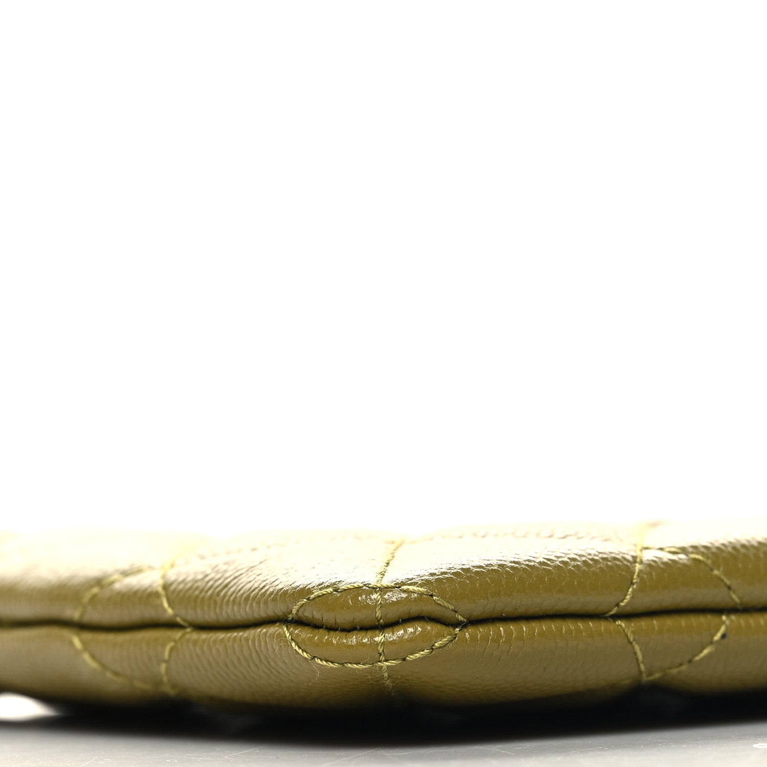 Chanel Caviar Crystal Quilted Coco Candy Cosmetic Case Green 9 of 11