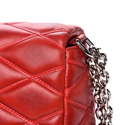 Louis Vuitton Lambskin Malletage GO-14 PM Red 10 of 13