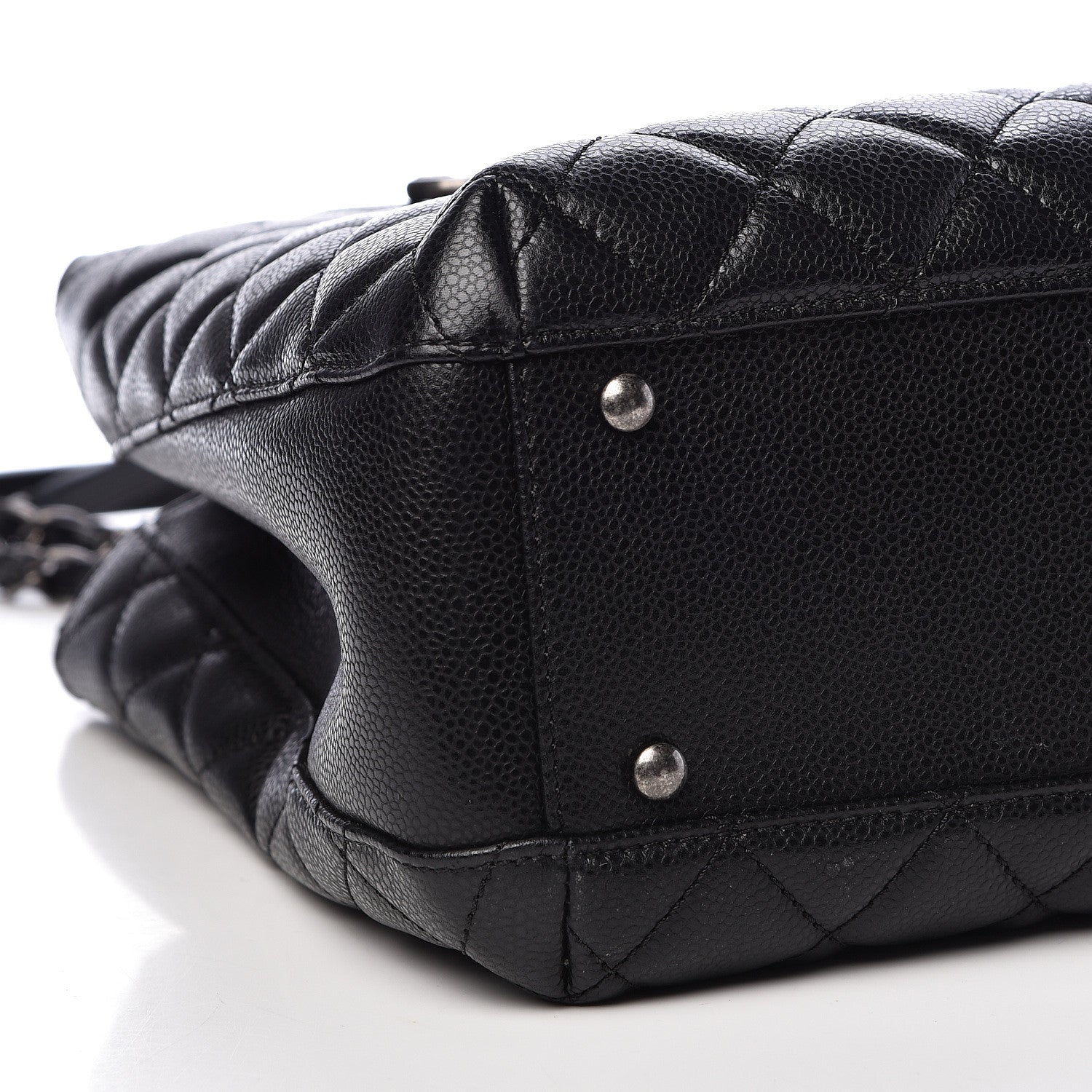 Chanel Caviar Quilted City Shopping Tote Black 11 of 16