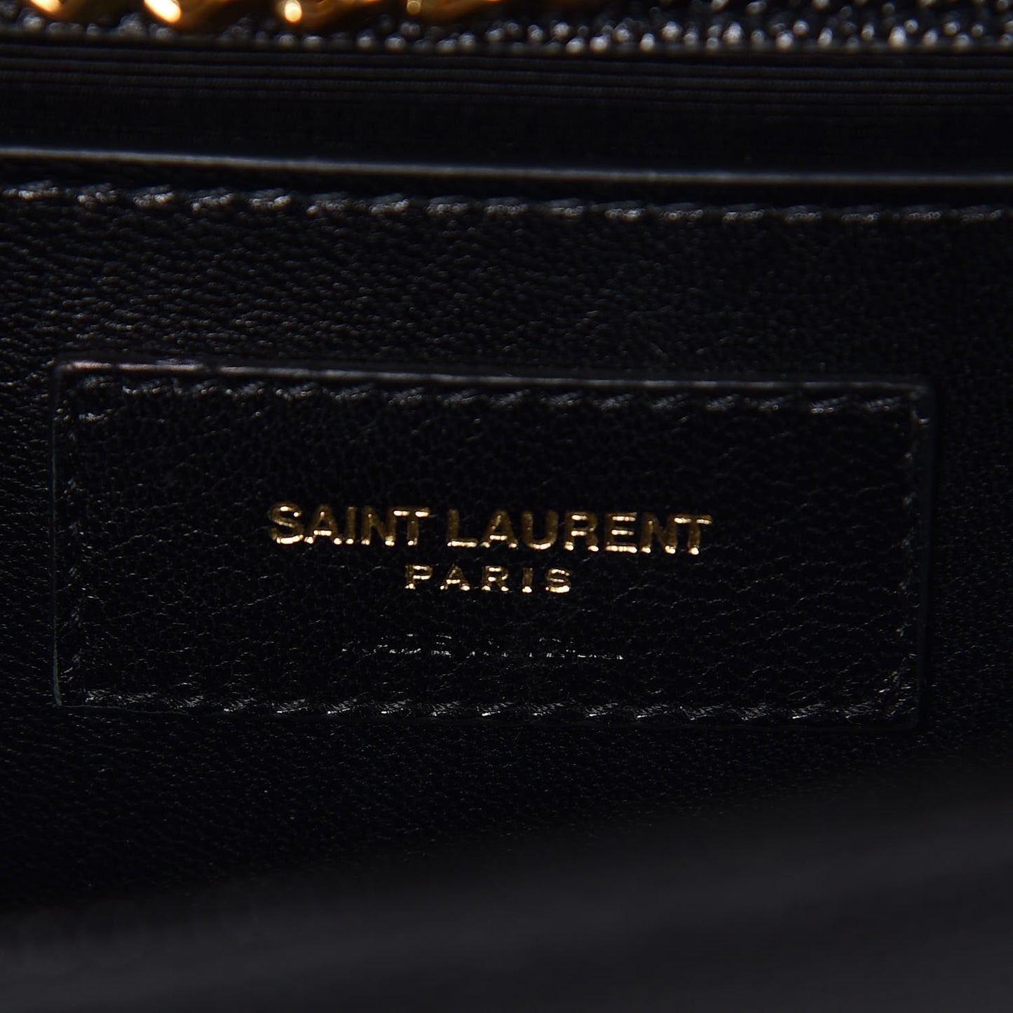 Grain De Poudre Medium Classic Monogram Kate Satchel Black
