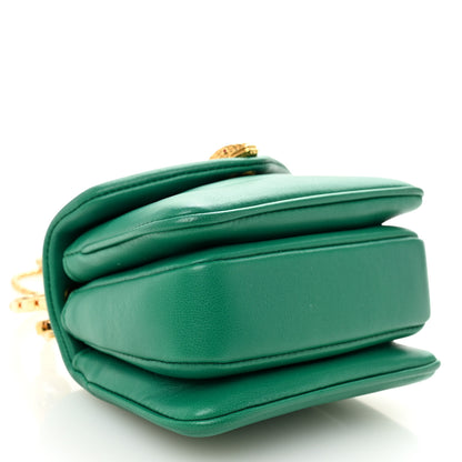 Bulgari Calfskin Serpenti Reverse Micro Top Handle Emerald Green 4 of 10