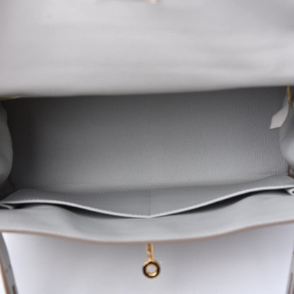 Hermes Evercolor Kelly Retourne 28 Gris Perle 5 of 10