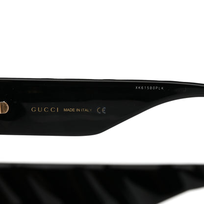 Gucci Acetate GG Butterfly Sunglasses GG0808S Black 6 of 8