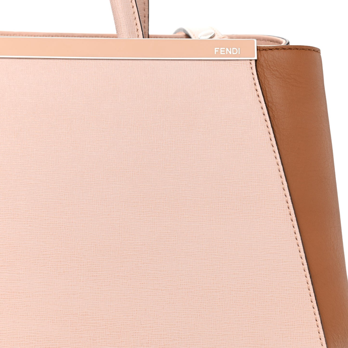 Vitello Elite Colorblock Regular 2Jours Tote Rosa Plaster Orzo Papavero