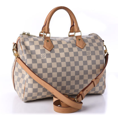 Louis Vuitton Damier Azur Speedy Bandouliere 30 4 of 16