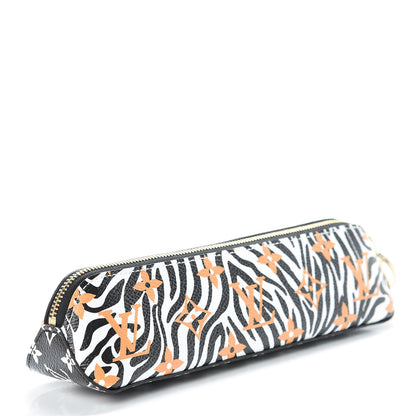Louis Vuitton Monogram Giant Jungle Elizabeth Pencil Pouch Caramel 3 of 8