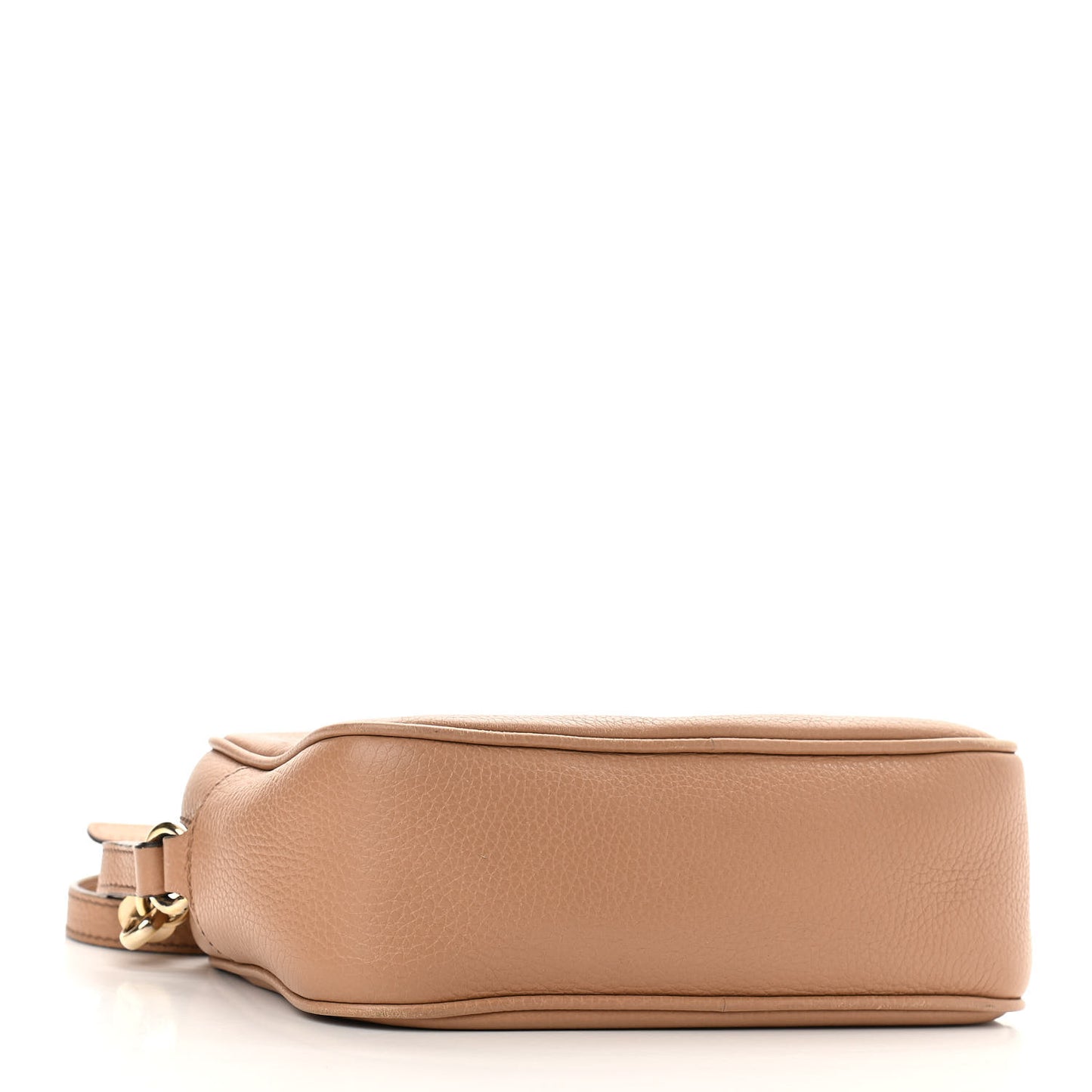 Pebbled Calfskin Small Soho Disco Bag Camelia