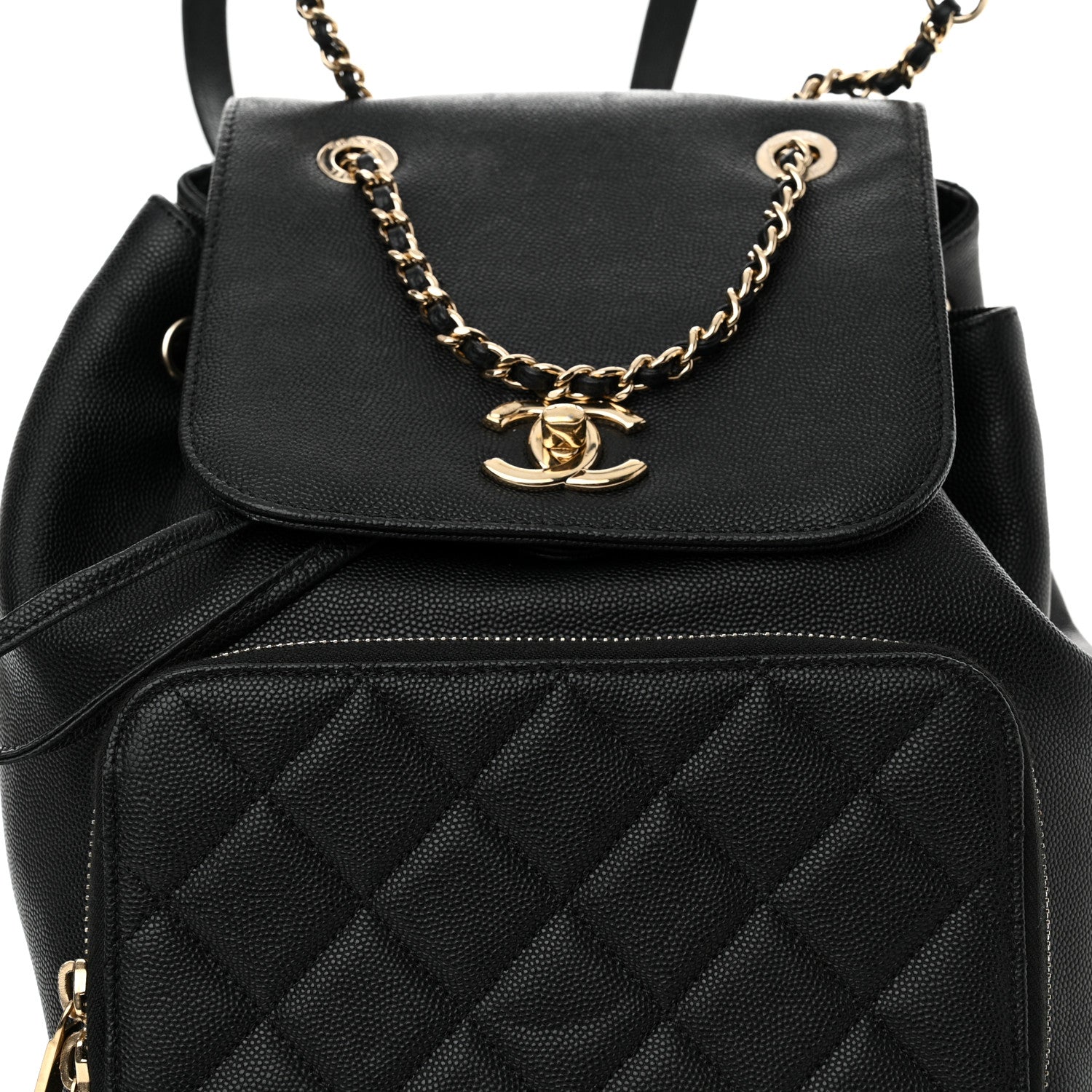 Chanel Caviar Quilted Business Affinity Backpack Black 8 of 14