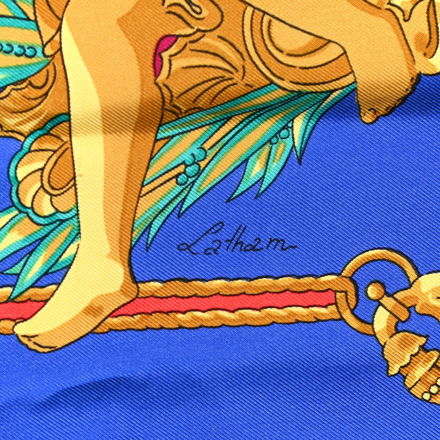 Hermes Silk Hommage A Charles Garnier Architecte De L'Opera De Paris Scarf 90 4 of 6