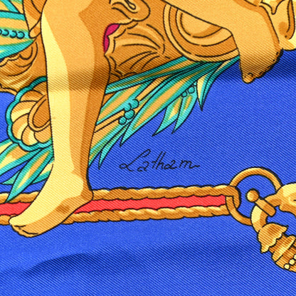 Hermes Silk Hommage A Charles Garnier Architecte De L'Opera De Paris Scarf 90 4 of 6