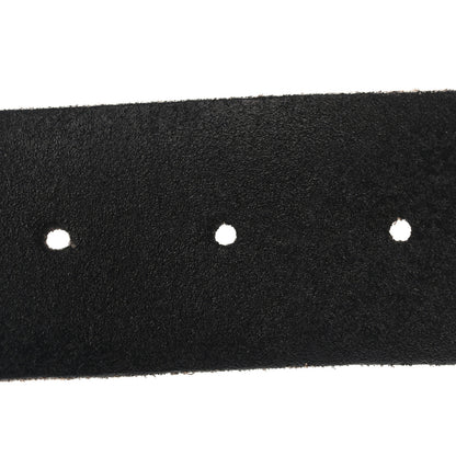 Gucci Calfskin Brass Feline Buckle Belt 85 34 Black 5 of 5